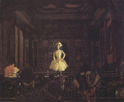 Walter Sickert Gatti's Hungerford Palace of Varieties Second Turn of Katie Lawrence (nn02) Norge oil painting art